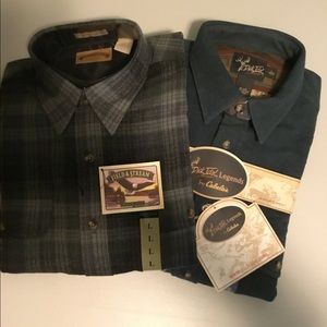 High quality Men’s Flannel shirts duo